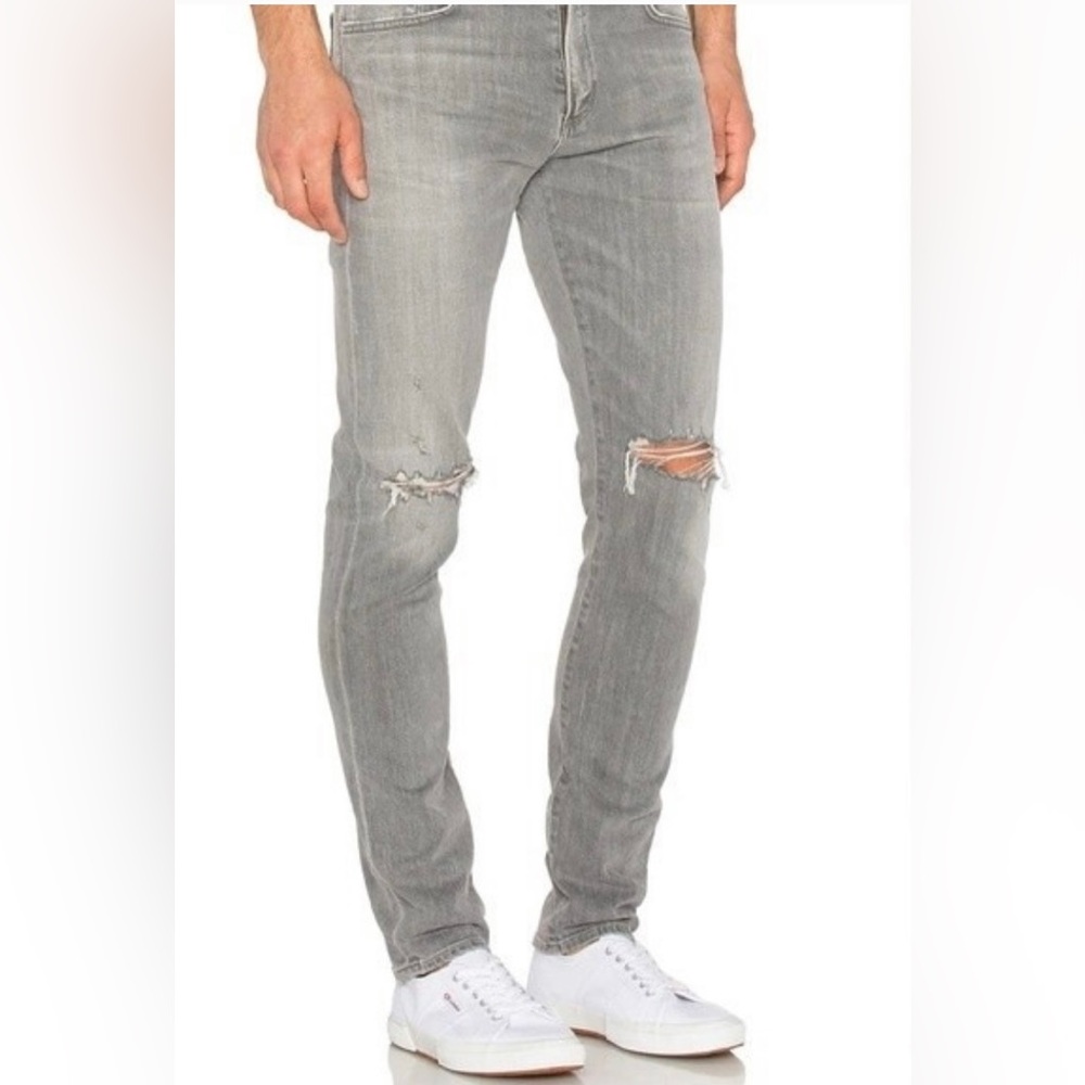 NWT Agolde Bedford Men’s Slim Fit‎ Gray Jeans Size 33